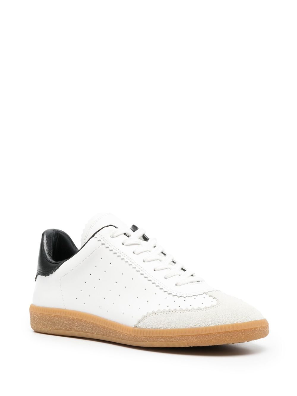 Zapatillas Isabel Marant Piel de becerro blanca