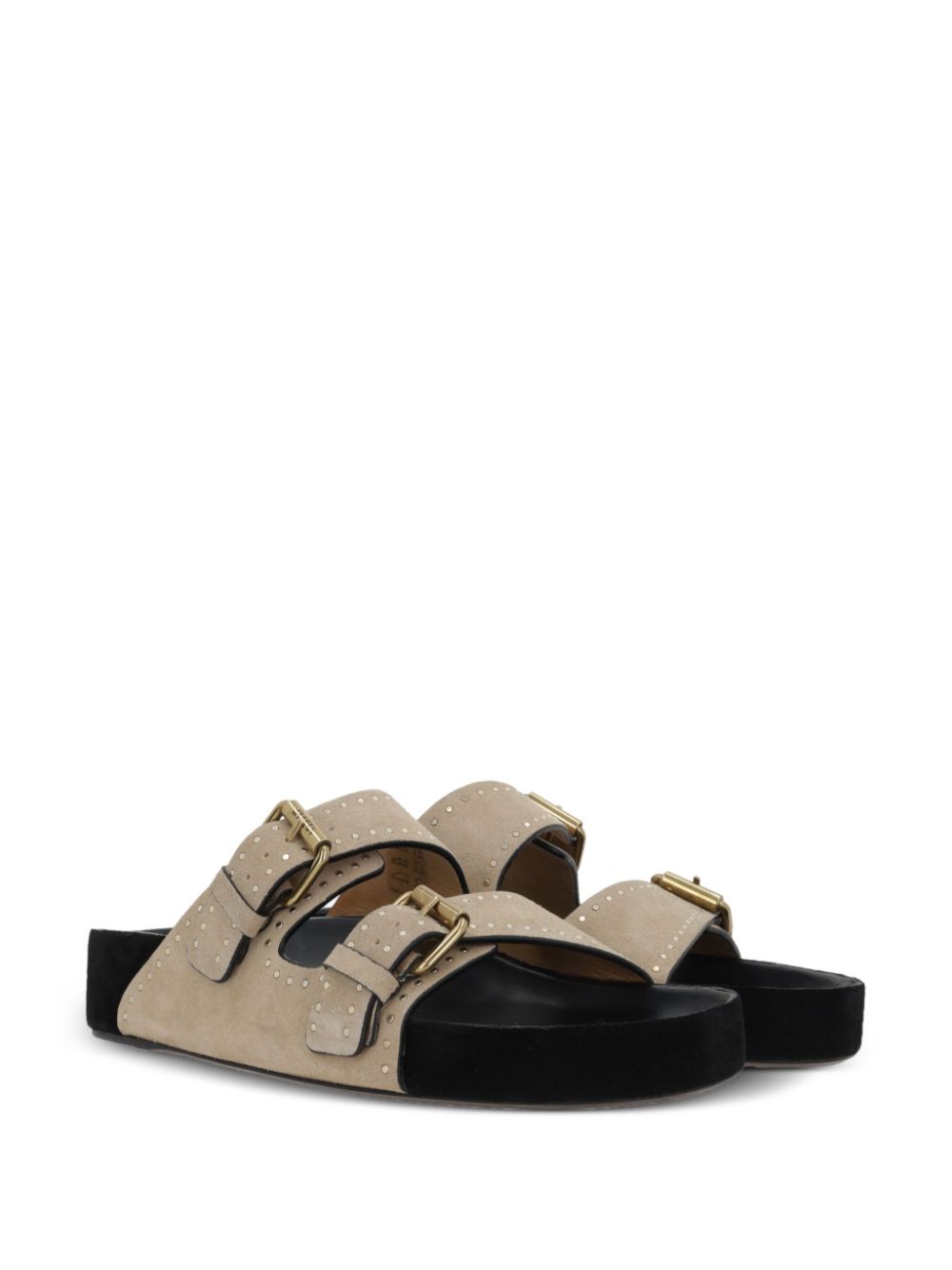Isabel Marant Sandals Beige suede leather