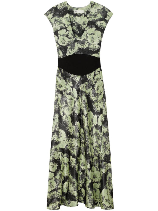Green Mid-Length Tory Burch Dress — Effortless Summer Elegance