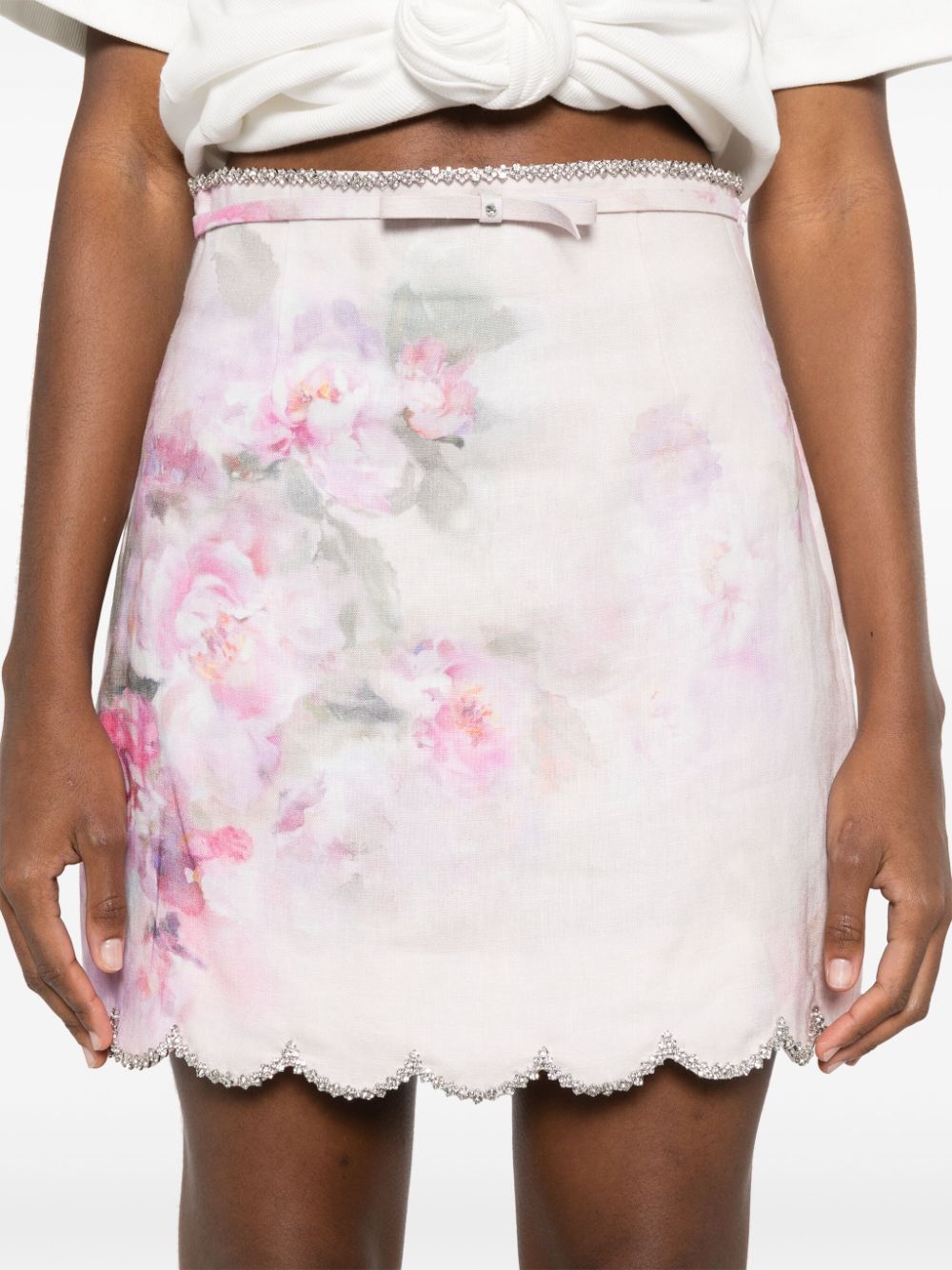 Zimmermann Skirts Pink with detachable belt