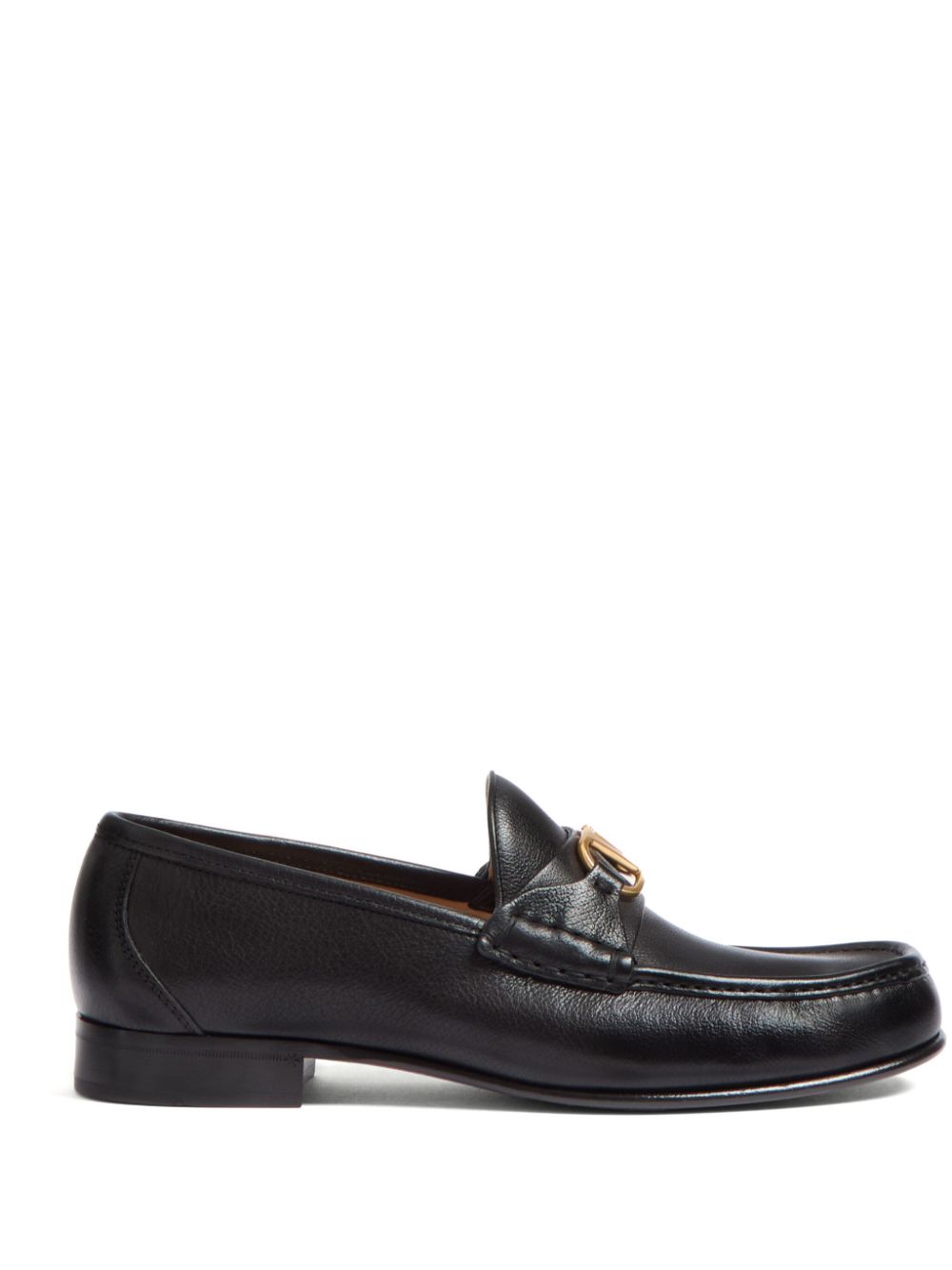 Valentino Garavani Flat shoes Black goatskin leather