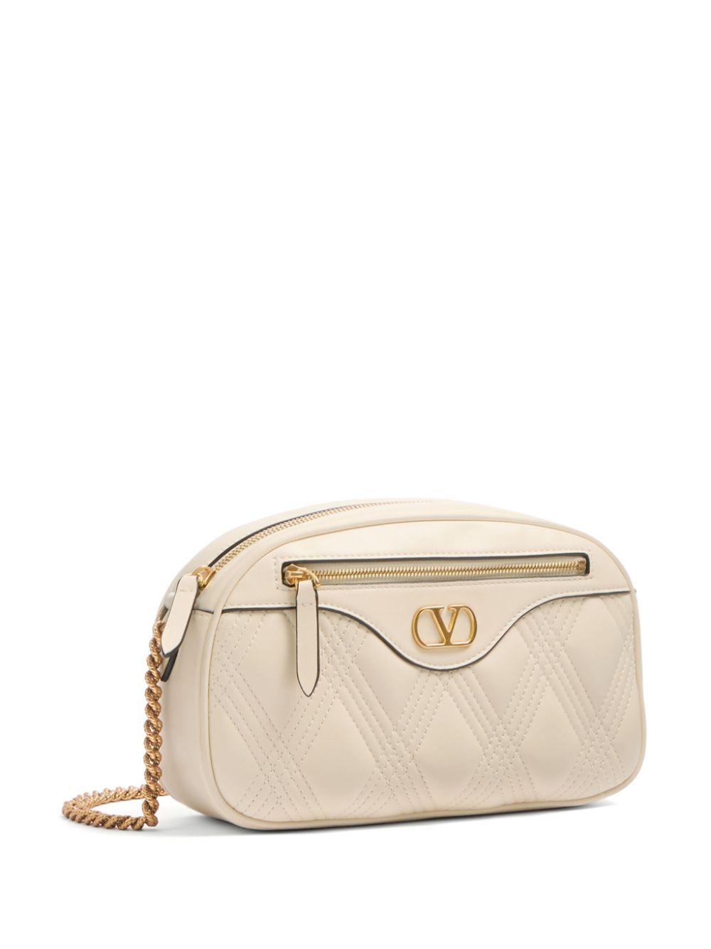 Valentino Garavani Bags.. White lambskin camera bag