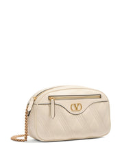 Valentino Garavani Bags.. White lambskin camera bag