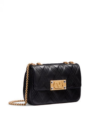 Valentino Garavani Bags.. Black leather shoulder bag