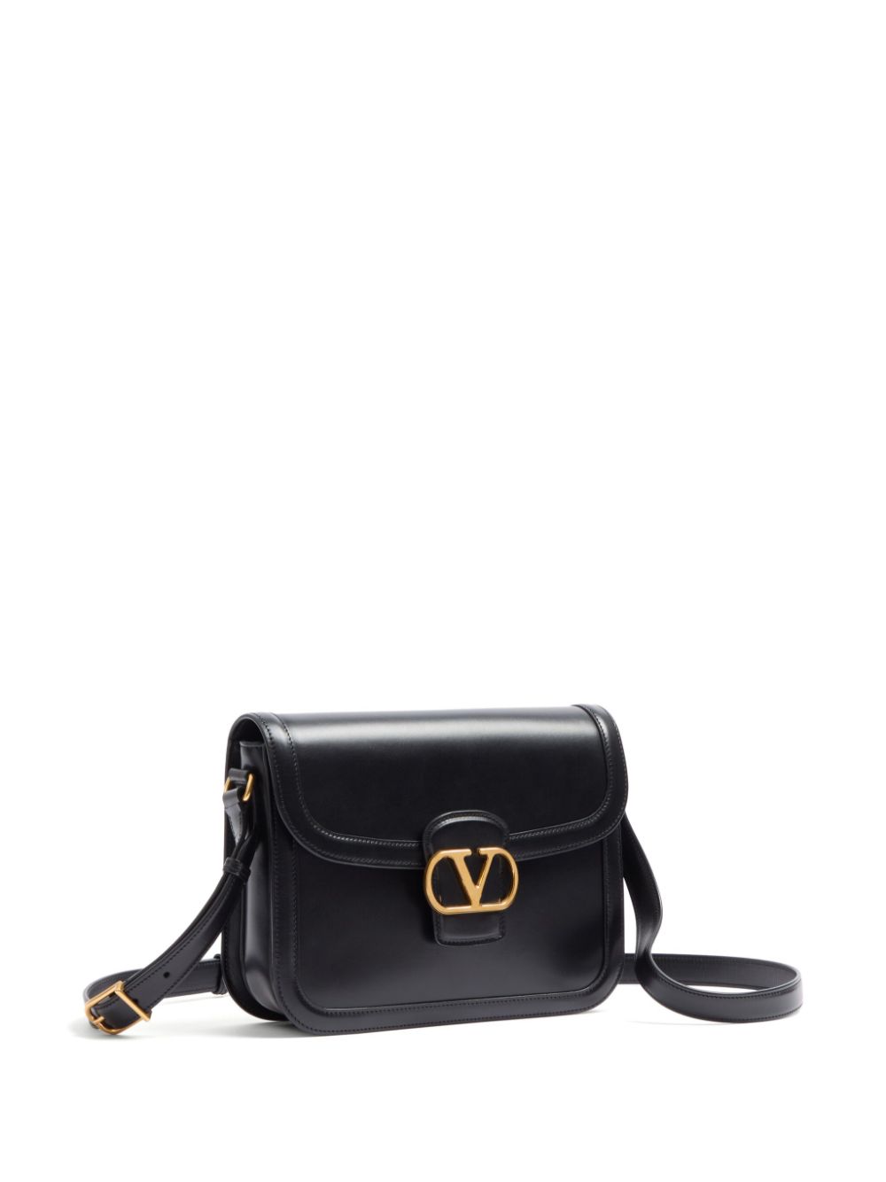 Bolsos Valentino Garavani.. Bolso de hombro de piel de becerro negra