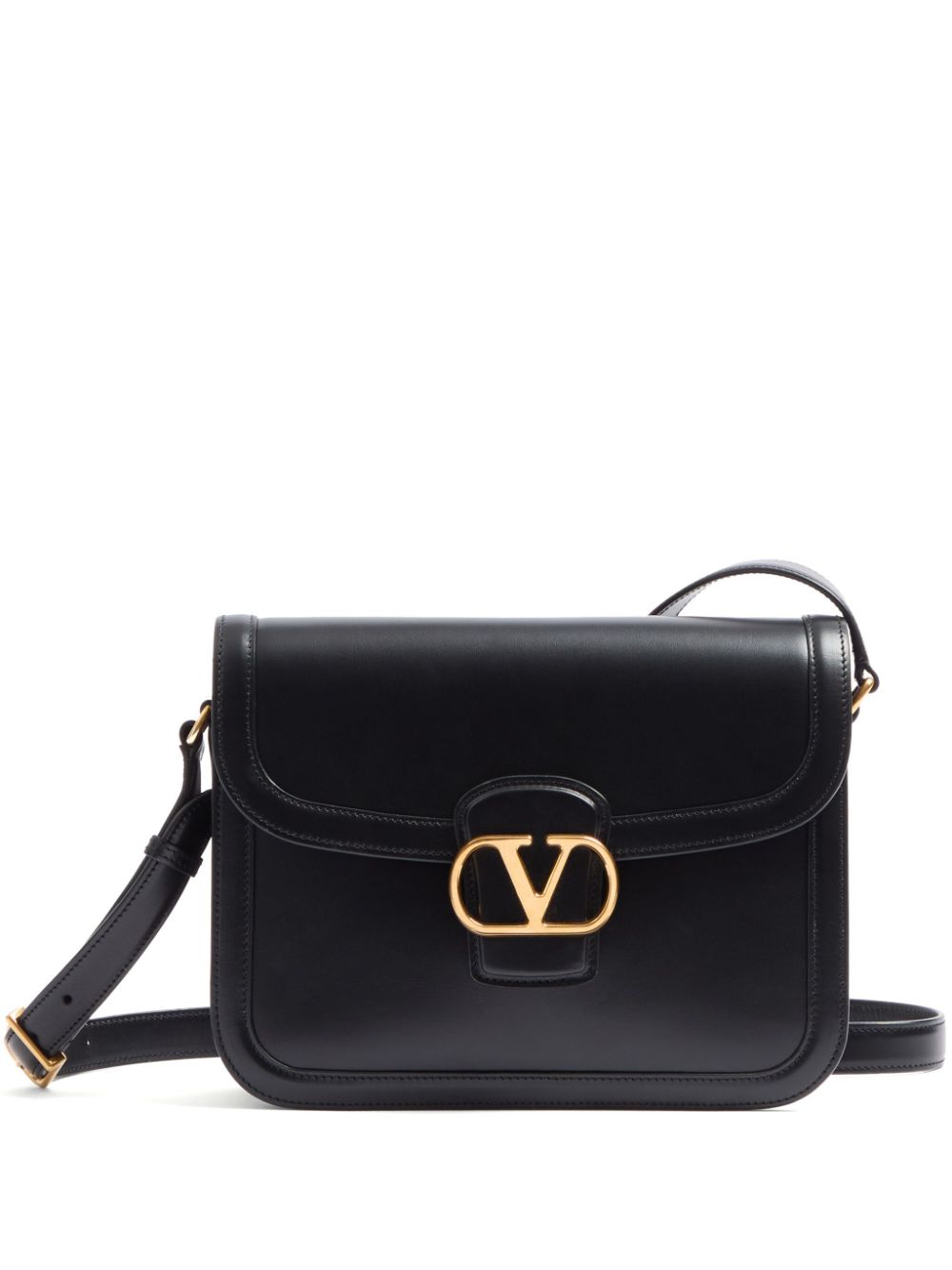 Bolsos Valentino Garavani.. Bolso de hombro de piel de becerro negra