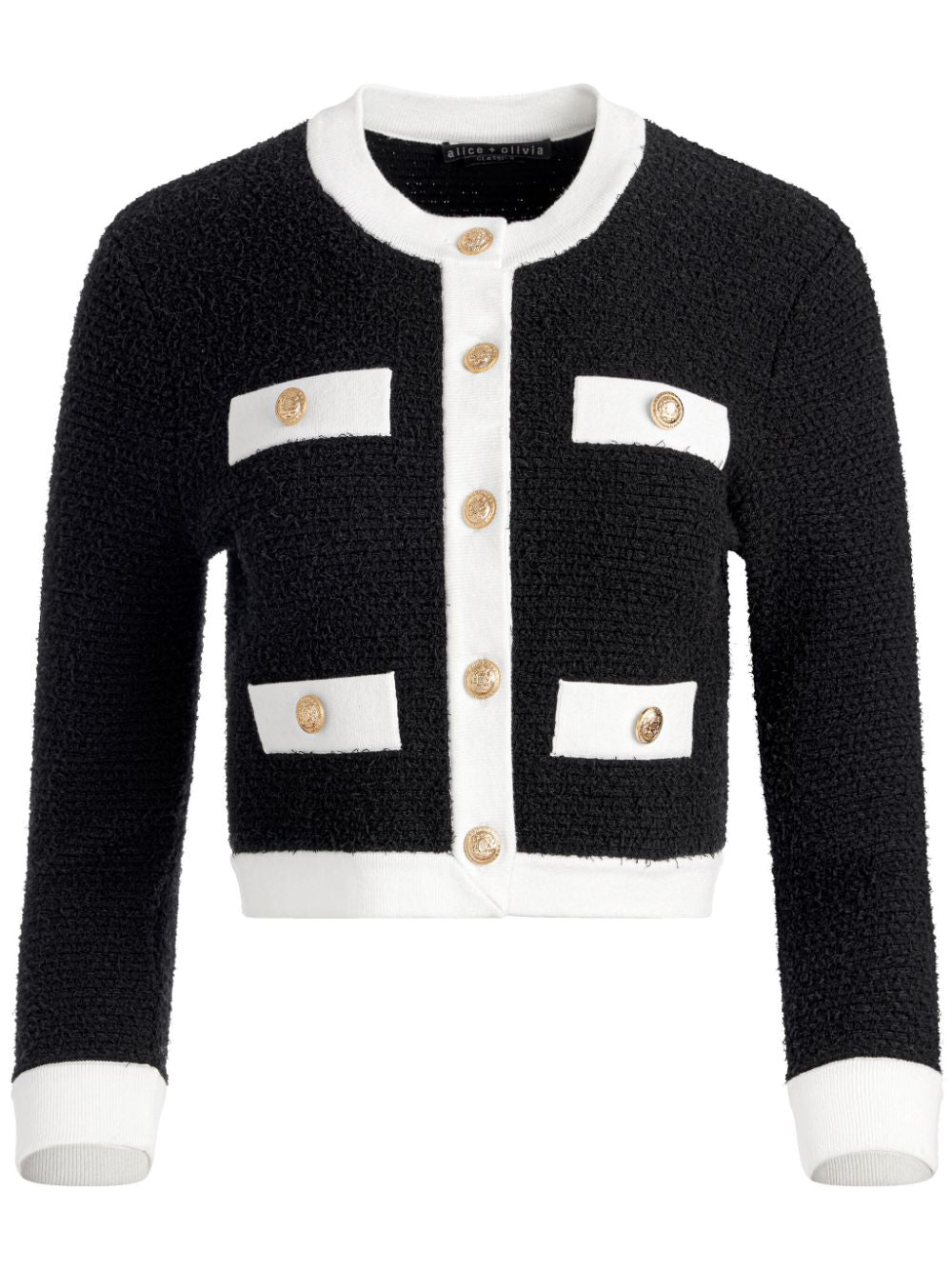 Alice + Olivia Jackets Black cropped