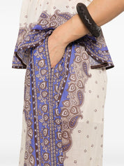 Pantalon Zimmermann violet à jambe large