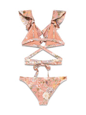 Zimmermann Sea clothing Powder bikini set