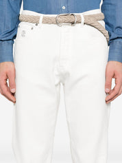 Brunello Cucinelli Jeans White classic fit