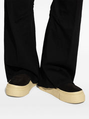 Baskets MM6 Maison Margiela en cuir noir