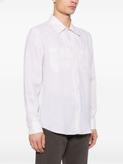 Brunello Cucinelli Shirts Beige with chest pockets