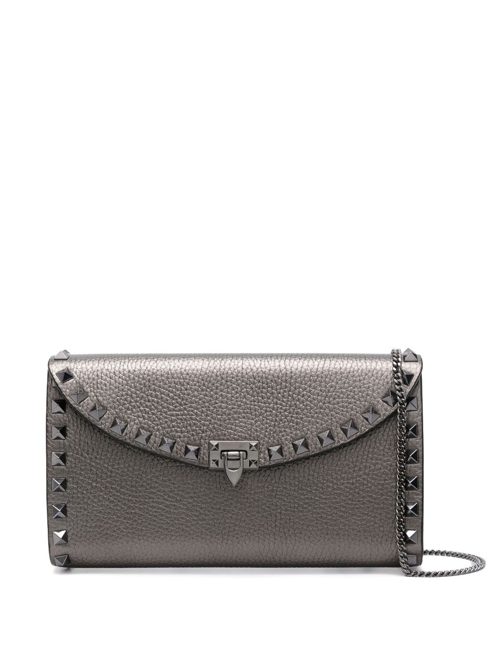Valentino Garavani Bags.. White leather Rockstud mini bag