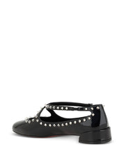Christian Louboutin Pilouta Jane Spikes flat shoes with buckle
