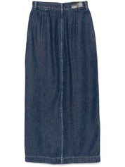 Seven Skirts Blue long denim skirt