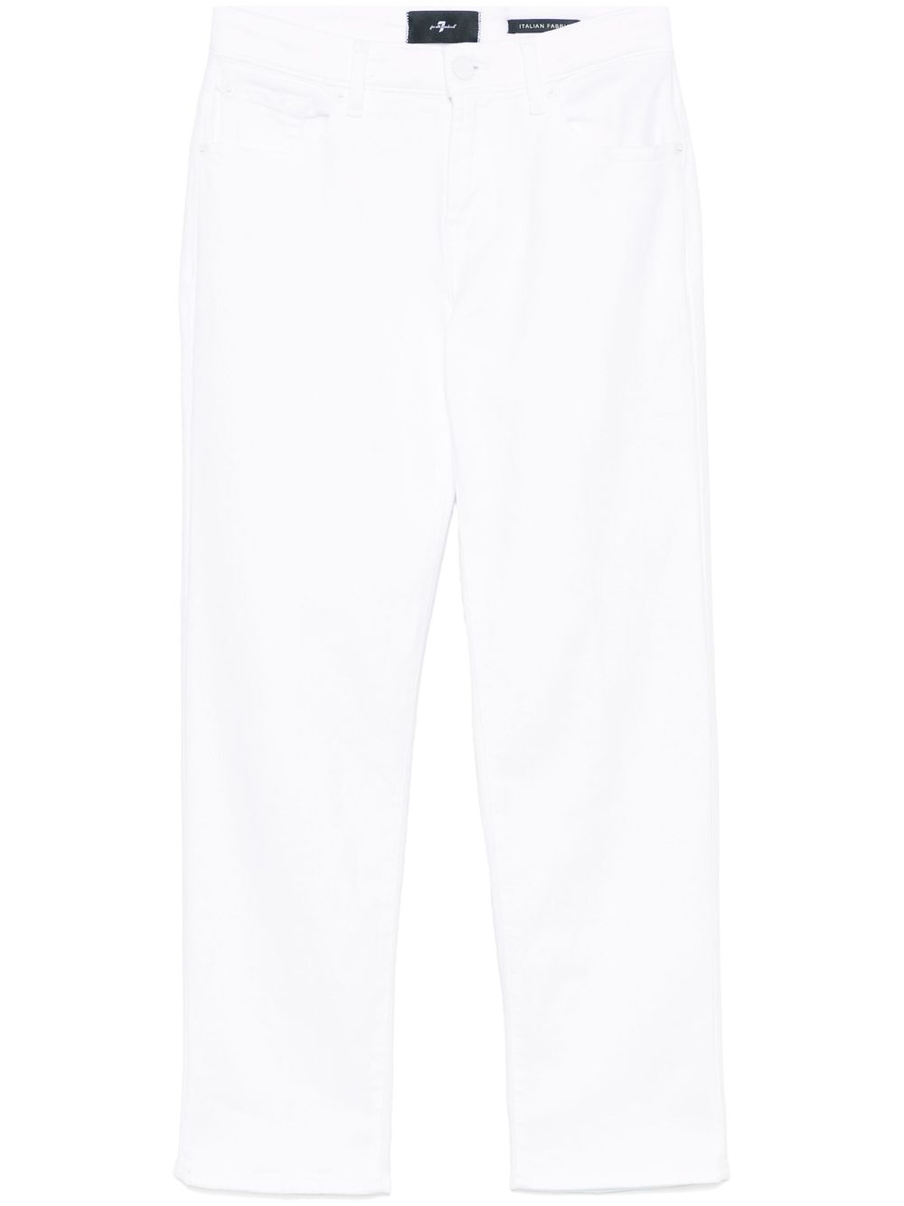 Seven Jeans Blanc coupe droite courte