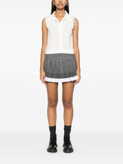 Polo blanc sans manches Thom Browne Top