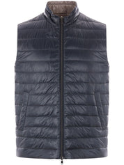 Herno Jackets Blue quilted with zip fastening