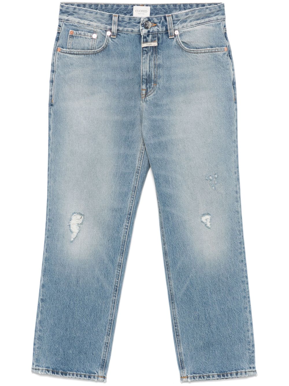 Jean fermé bleu clair en denim Milo