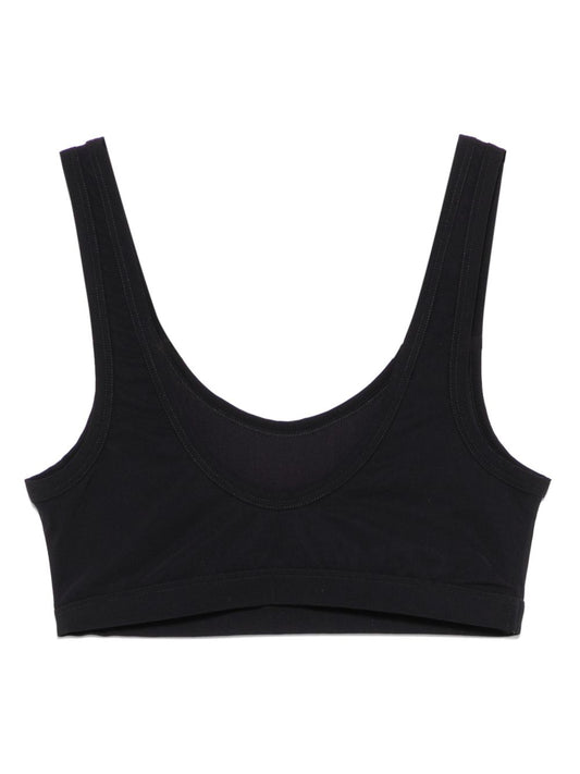 Jil Sander Plus Sea Black Scoop Neck — Beachwear & Underwear