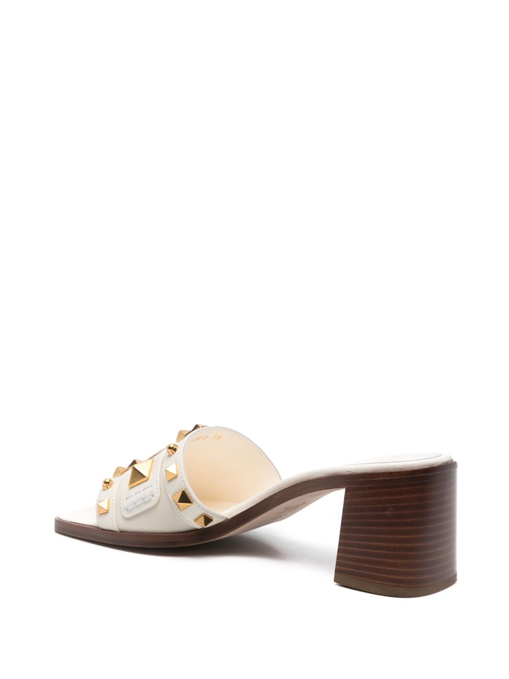 Valentino Garavani Sandals Ivory leather mules