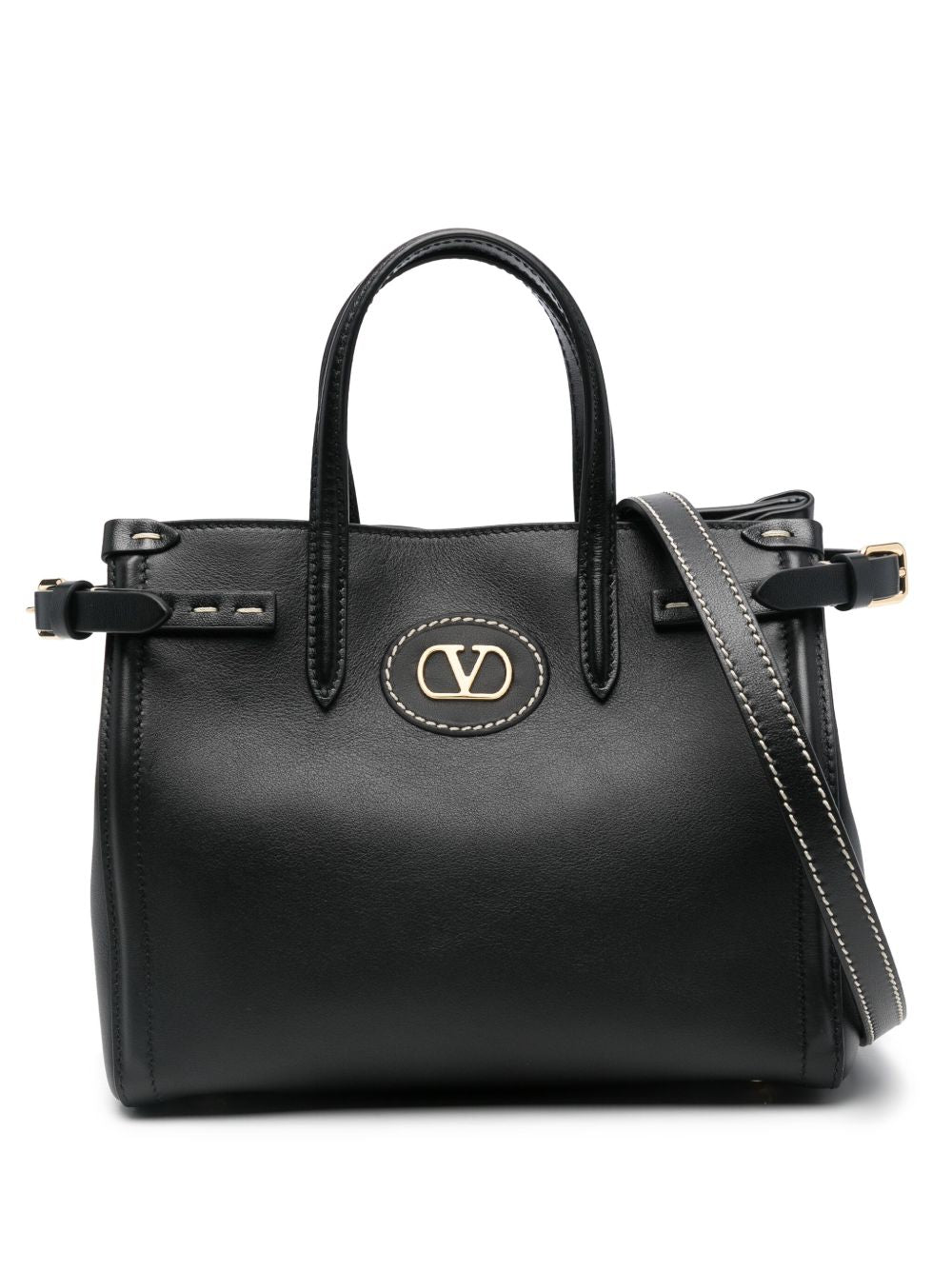 Bolsos Valentino Garavani.. Bolso tote de piel negra