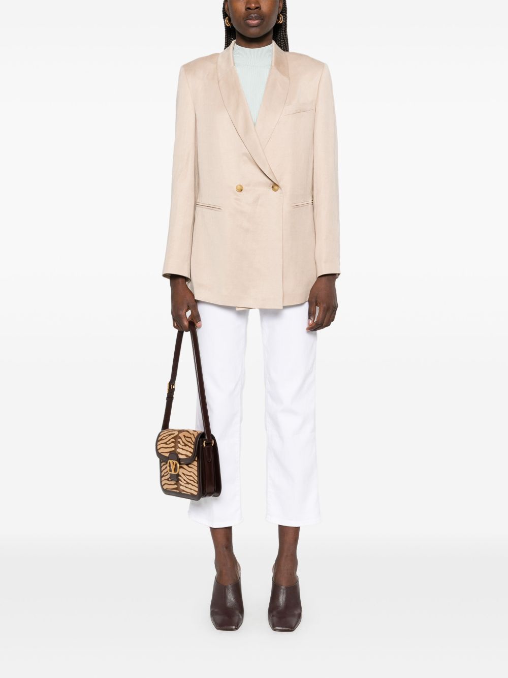 Alysi Jackets Beige double-breasted