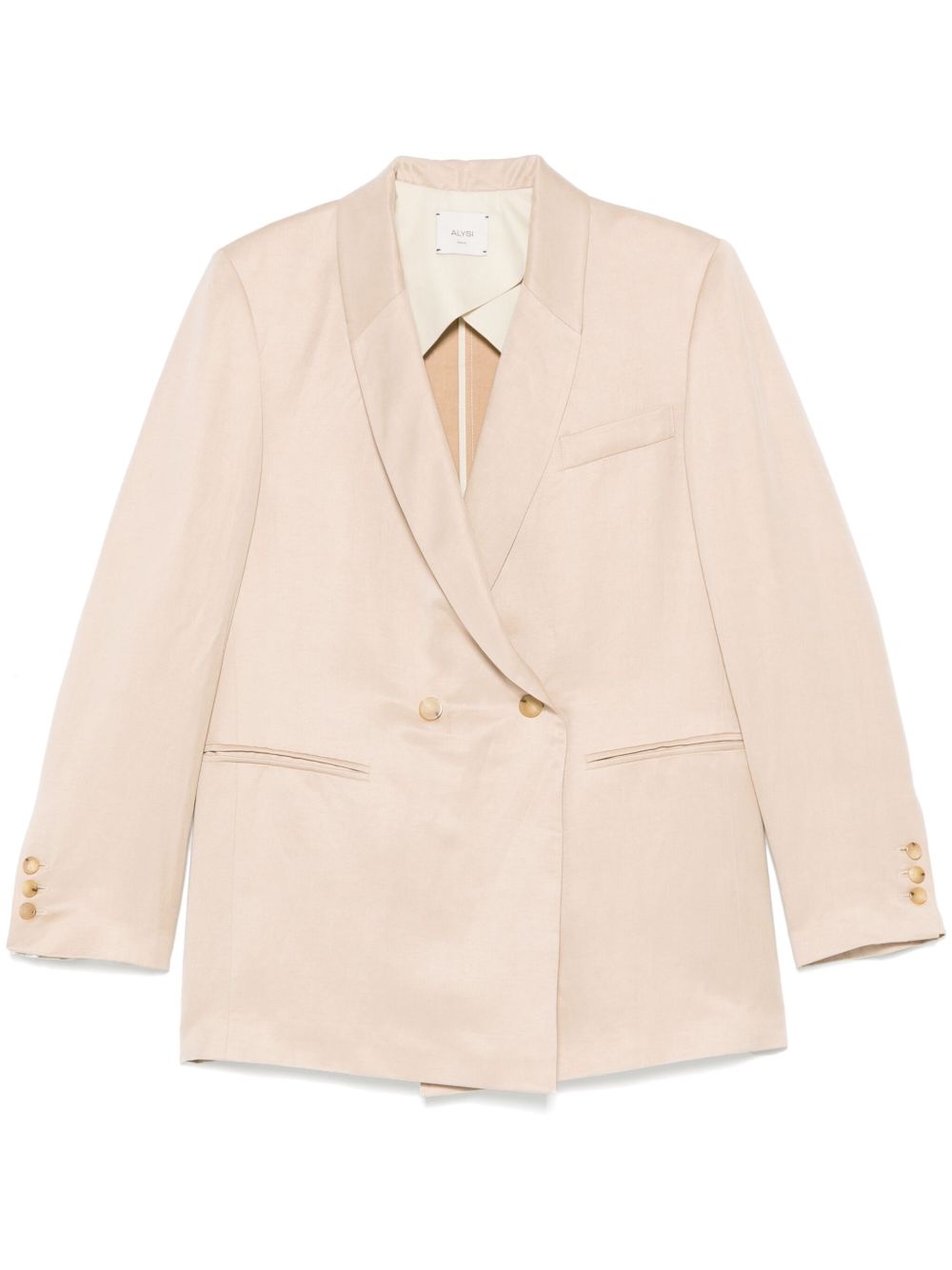 Alysi Jackets Beige double-breasted