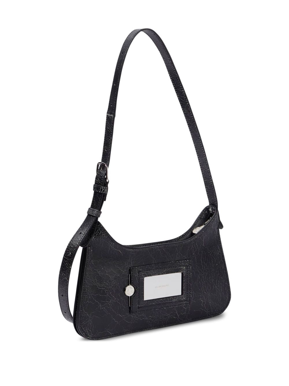 Acne Studios Bags.. Black calf leather shoulder bag