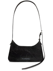 Acne Studios Bags.. Black calf leather shoulder bag