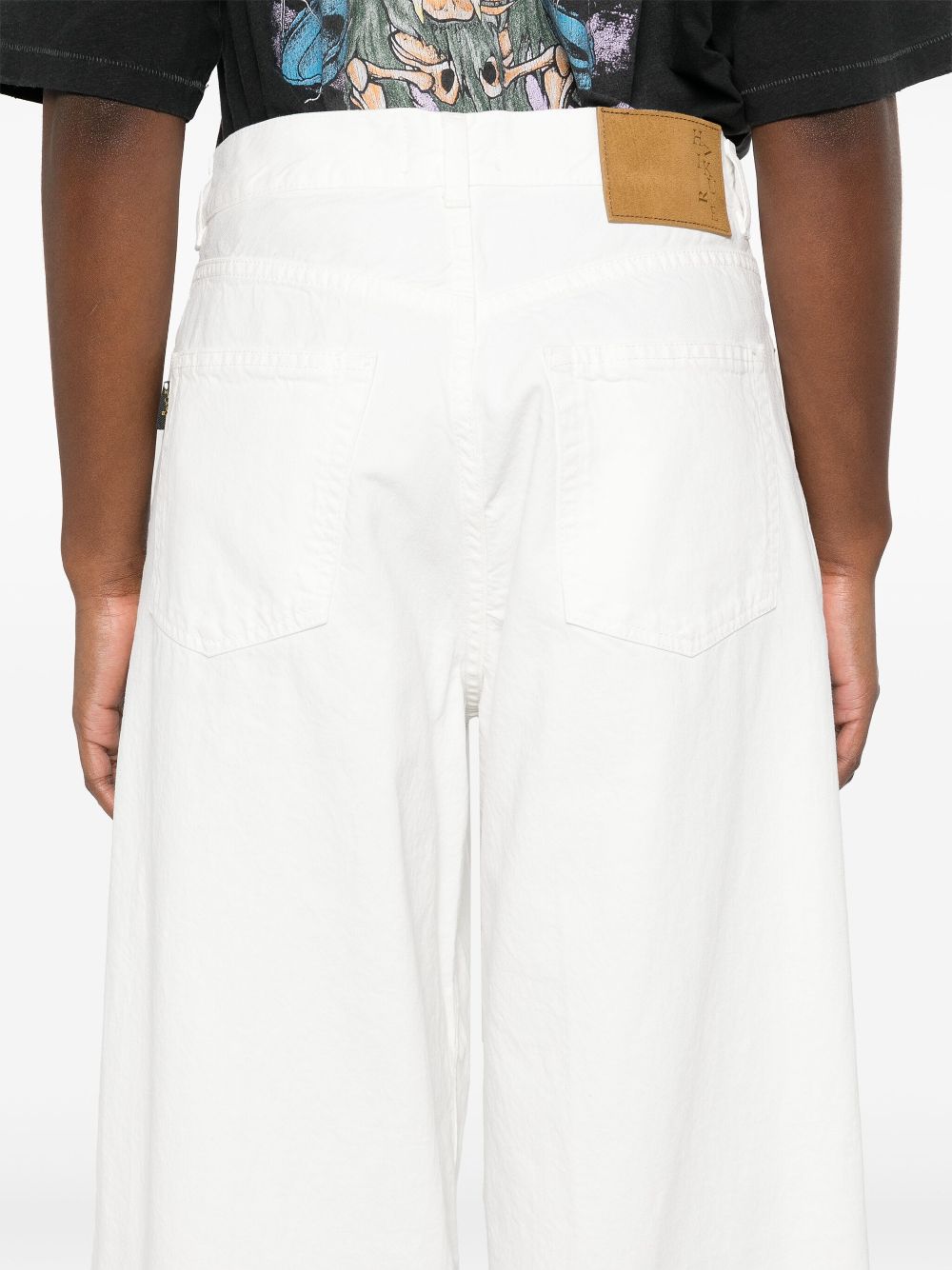 Haikure Jeans White wide-leg