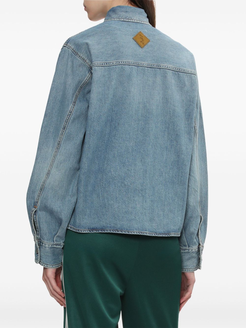 Haikure Shirts Blue light washed cotton