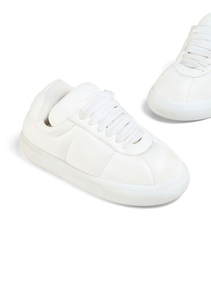 Marni Sneakers White — Padded Leather Sneakers for Men