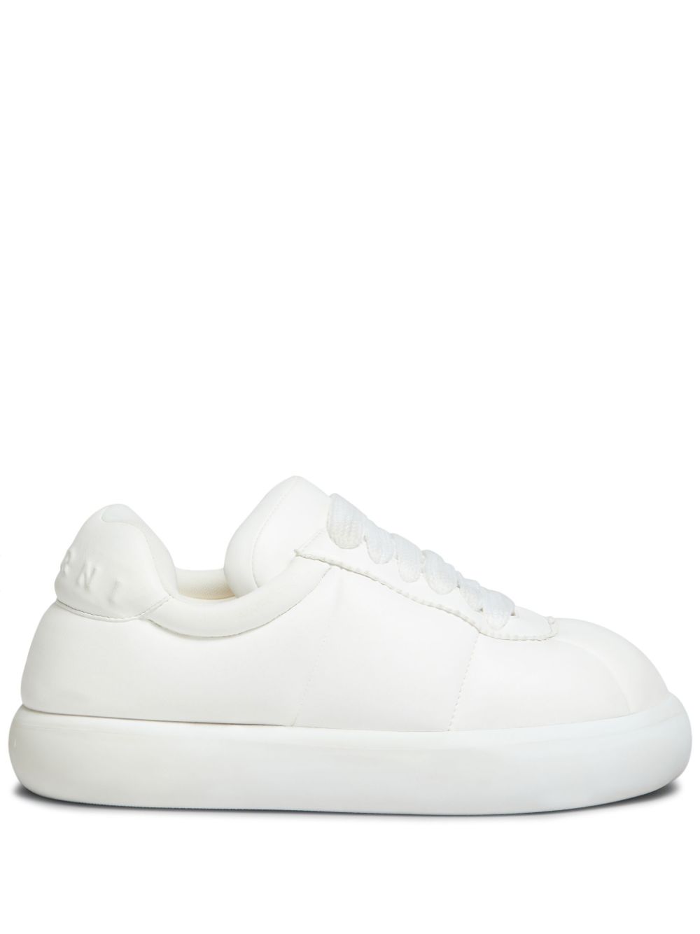 Marni Sneakers White — Padded Leather Sneakers for Men