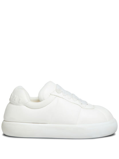 Marni Sneakers White — Padded Leather Sneakers for Men