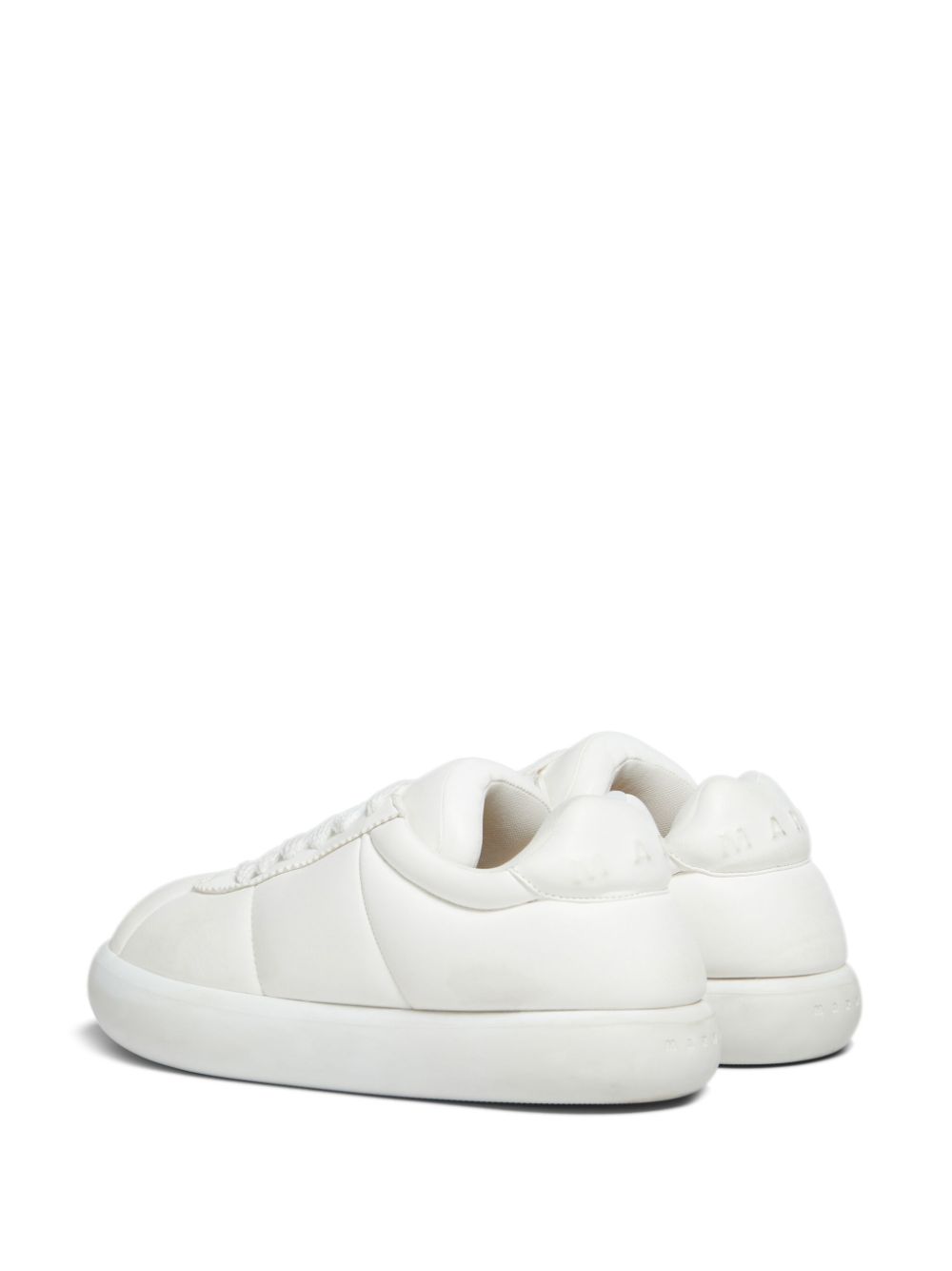Marni Sneakers White — Padded Leather Sneakers for Men