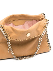 Bolso tote Stella McCartney Micro Falabella en marrón cebada