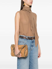 Bolso tote Stella McCartney Micro Falabella en marrón cebada