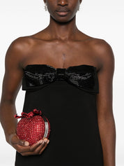 Self-Portrait Dresses Black strapless with bow detail