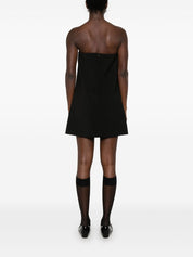 Self-Portrait Dresses Black strapless with bow detail