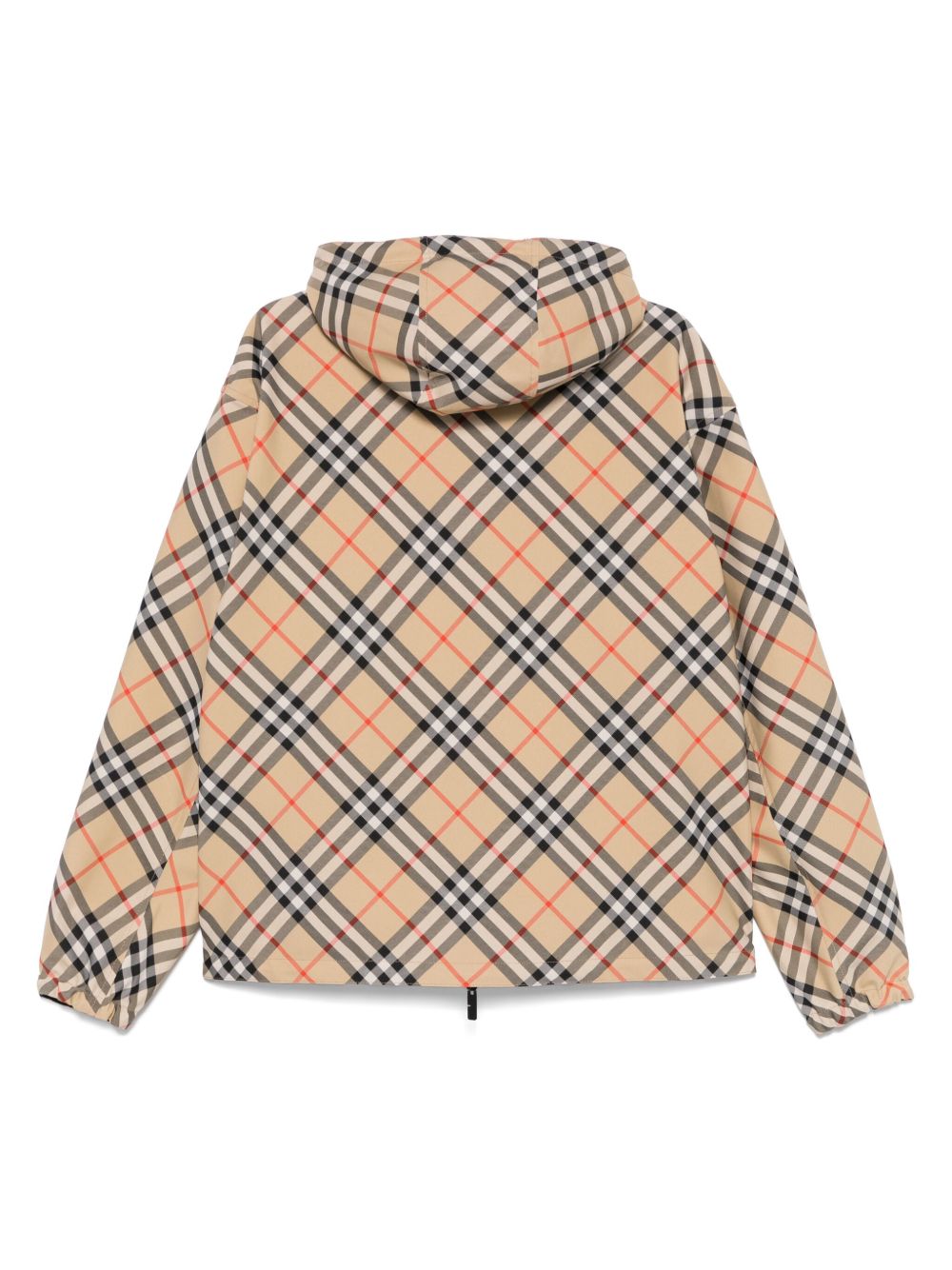 Vestes Burberry Veste zippée à capuche beige