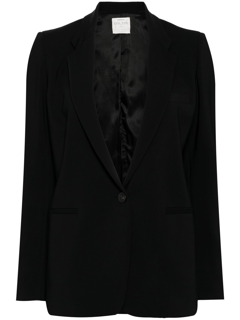 Forte Forte Jackets Black crepe texture