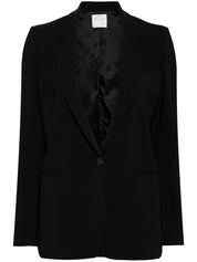 Forte Forte Jackets Black crepe texture
