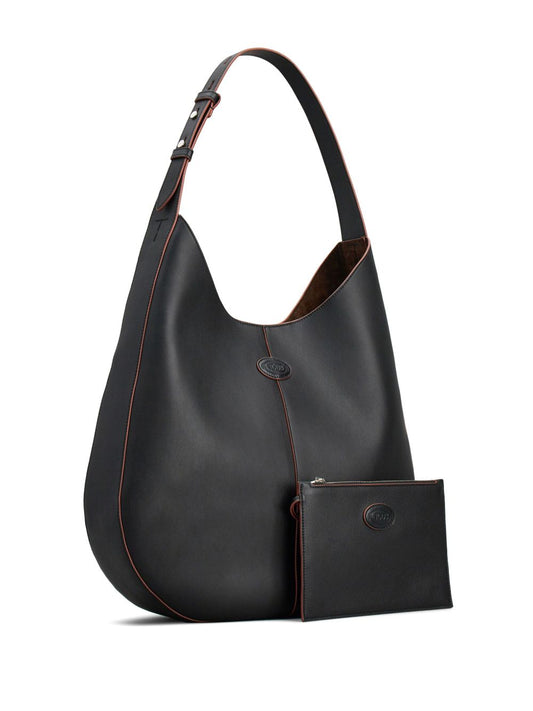 Tod'S Bags Sac bandoulière en cuir noir