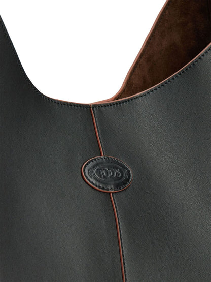 Tod'S Black Leather Shoulder Bag — Refined Everyday Luxury