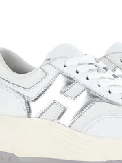 Hogan Pre Sneakers Silver in leather