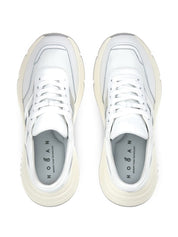 Hogan Pre Sneakers Silver in leather