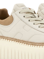 Hogan Pre Sneakers Beige leather mix
