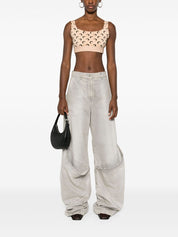 Marine Serre Underwear Beige