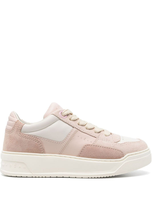 Hogan Pre Sneakers Pink — Platform Sole Elegance